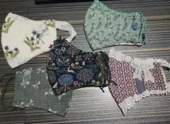 ハンドメイド マスク 5枚セットのサムネイル