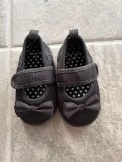 ブラックリボン付きフォーマルシューズ 13センチ