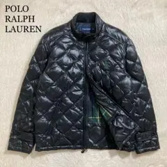 美品 ポロラルフローレン ダウンジャケット キルティング ポニーロゴ ワッペン