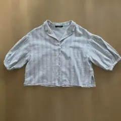 ダブルクローゼット　五分袖　ブラウス