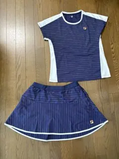 FILA テニスウェア セットアップ ネイビー　レインボーのサムネイル