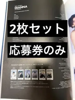 岩瀬洋志GIANNA ISSUE 19 2026 SUMMER 応募券 - メルカリ