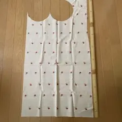刺繍生地　小花柄コットン