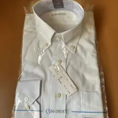 ON DUTY ストライプＹボタンダウンシャツうすグリーン