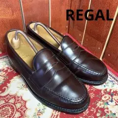 REGAL コインローファー　ブラウン　24.5cm
