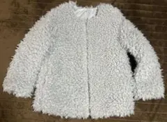 ボアジャケット　グレー