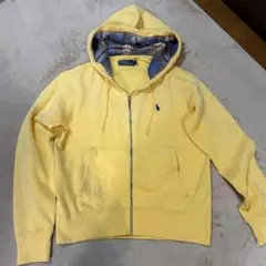 【美品】Polo Ralph Lauren フード付　イエローパーカー M 即納