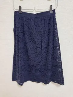 UNIQLO レーススカート ネイビー Mサイズ