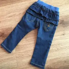 新品タグ付き ペプラムデニム