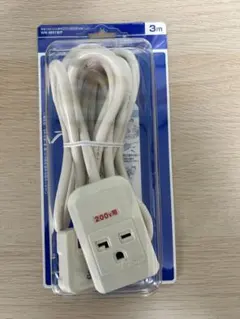 Panasonic 延長コード WH4931WP 3m 200V用
