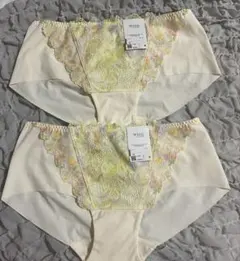 ①Wacoal Wing レシアージュショーツ M 2枚セット