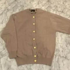 新品　Dorlad 100%カシミヤ　ココアベージュ カーディガン