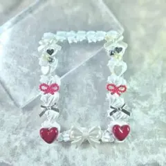 硬質ケースデコ トレカケースデコ ホイップデコ 白 リボン