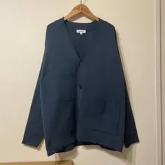 【美品】グローバルワーク リッチライトニットVネックカーディガン メンズM