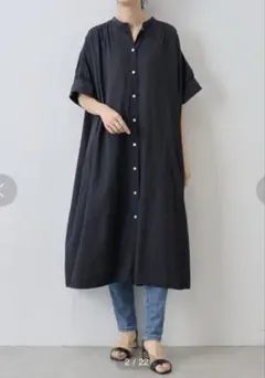かぐれ ボイルギャザー2WAYワンピース 21SS - メルカリ