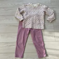 花柄パジャマセット 120