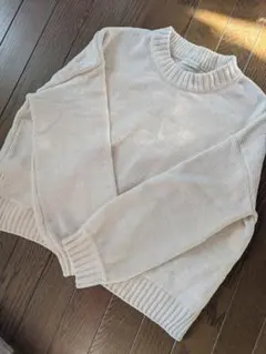 earth music&ecology ベージュニット