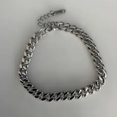 シルバー チェーンブレスレット