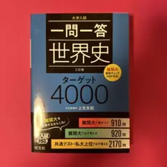 一問一答世界史ターゲット4000 : 大学入試
