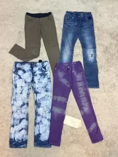 キッズ130ボトムス4点セット