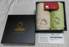 HELLO KITTY フェイスタオルセット クリスマスデザイン