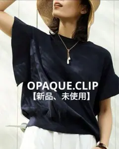 OPAQUE.CLIP（オペークドットクリップ）フリルスリーブニット　Lサイズ