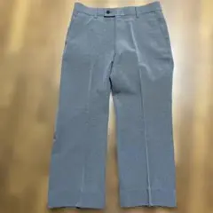 美品！グレーノータックスラックス