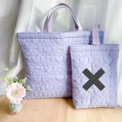 【専用】ハートキルト　レッスンバック単品