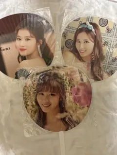 TWICE グッズセット サナ うちわ & バッグチャーム 9種コンプセット
