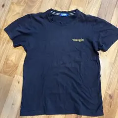 【人気】Wrangler ラングラー Tシャツ ネイビー 刺繍ロゴ Lのサムネイル