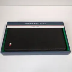 TOMMY HILFIGER レザー財布 ブラック