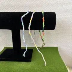 ミサンガ アンクレット 長め 三本セット 定形外 455
