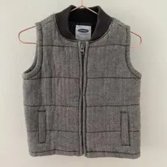 OLD NAVY♡ヘリンボーン柄中綿ベスト♡18-24M