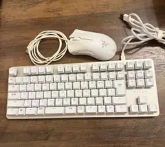 Razer ゲーミングキーボード マウス セット ホワイトのサムネイル