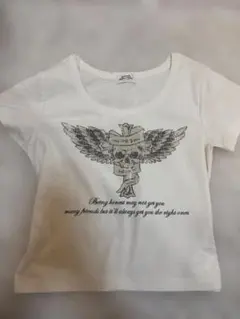 Y2K プリント半袖Tシャツ レディース