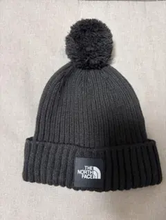THE NORTH FACE ニット帽 ポンポン付き ブラックのサムネイル