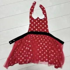 110㎝〜120㎝ 【Disney】キッズエプロン　ミニーマウス