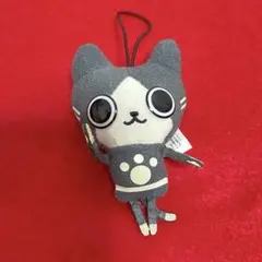 【美品】モンハン日記　ぽかぽかアイルー村　ゴムひも付きラブリーマスコット1