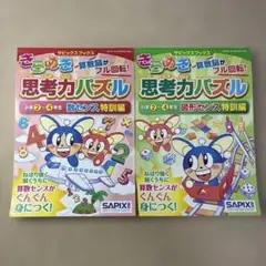 きらめき思考力パズル 小学2～4年生 数センス/図形センス 特訓編 2 冊セットのサムネイル
