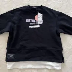 新品未着用SISTER JENNI ブラック トレーナー 140