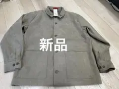 新品☆グレージュ　コーデュロイ風ジャケット M ¥7990