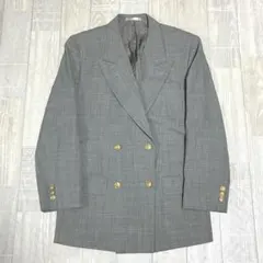 Burberrys ダブル ジャケット グレー 金ボタン ヴィンテージ L