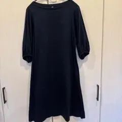 UNIQLO バルーン袖カットソーワンピース　L