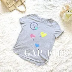Gap KIDS✨ギャップ半袖カットソー マルチカラービーズ 袖くるくるTシャツ