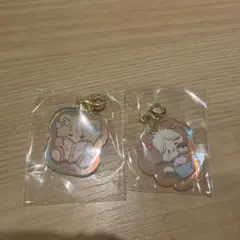 mikko ガチャガチャ　アクリルミニチャーム　ラテ　スフレ