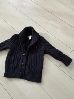 Ralph Lauren ダークグレー カーディガン 12M