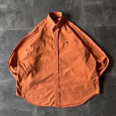 00s Ralph Lauren BDシャツ BLAIRE 橙 3XL A927 - メルカリ