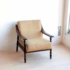 オールドカリモク シングルソファ A ビンテージ ZR24194