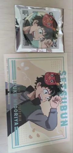 緑谷出久 節分 缶バッジ