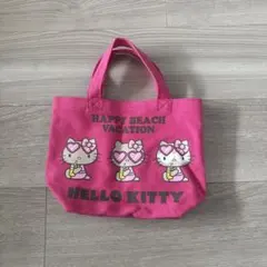 日焼けキティ　ハンドバッグ　沖縄　ランチバッグ